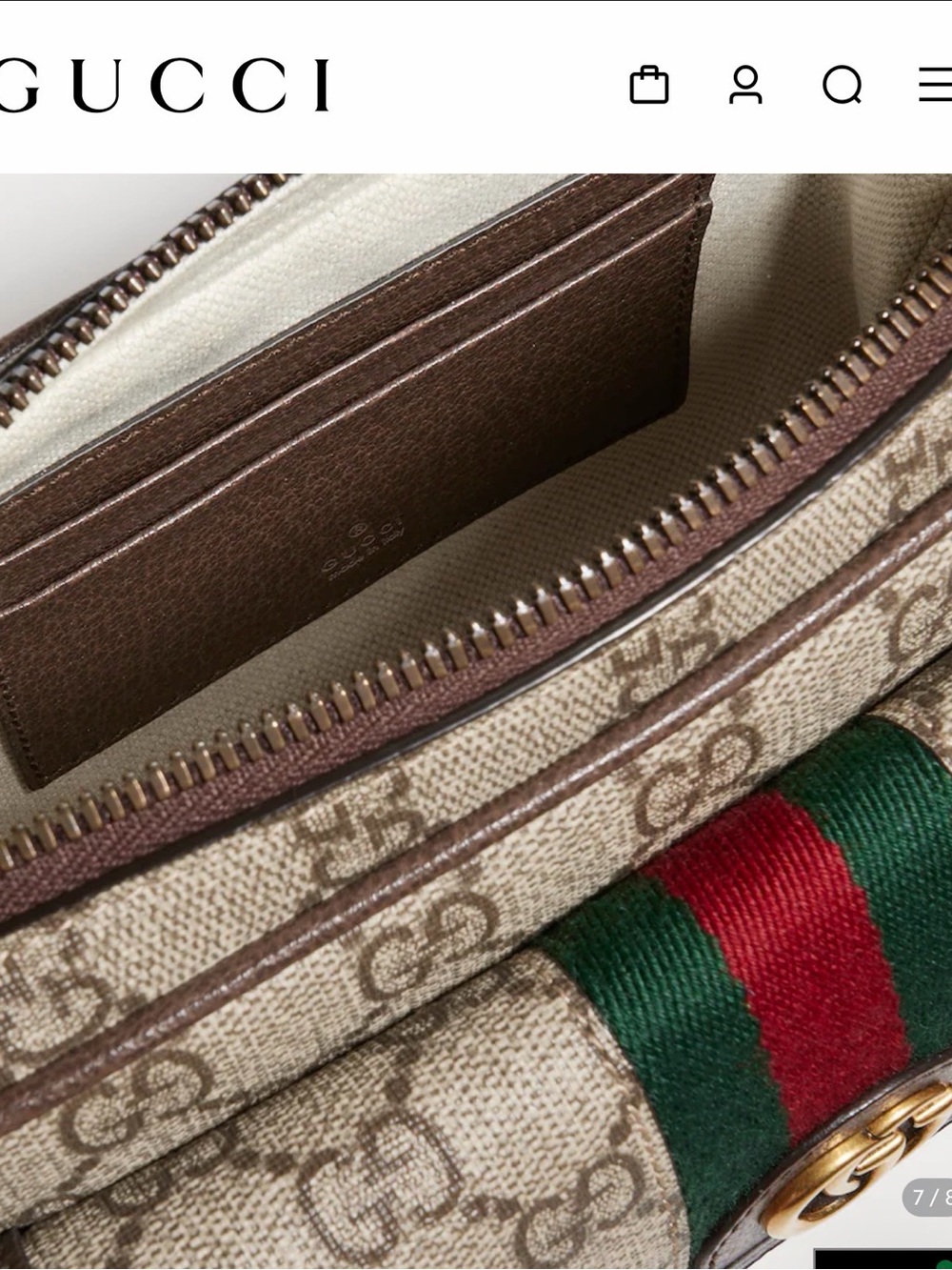 Ophidia Mini GG Supreme Canvas & Leather - Picture 4 of 4